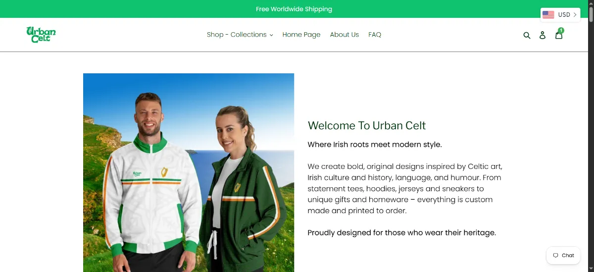 The Urban Celt home page