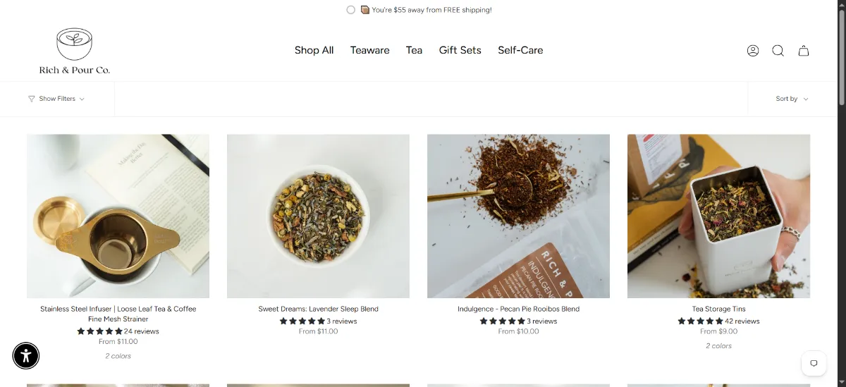 The Rich and Pour home page