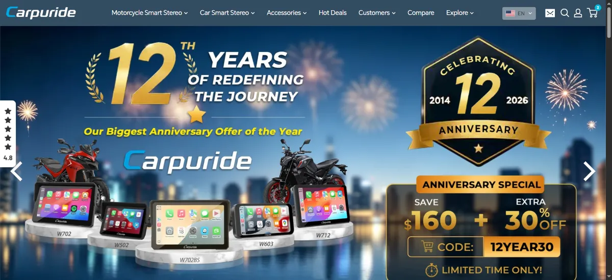 The Carpuride home page